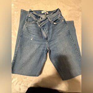 Abercrombie & Fitch Light 90s Straight Ultra High Rise Jeans